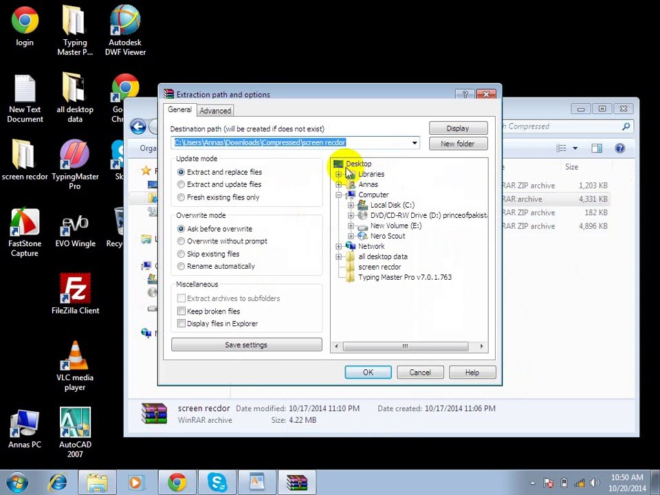 how to extract a file