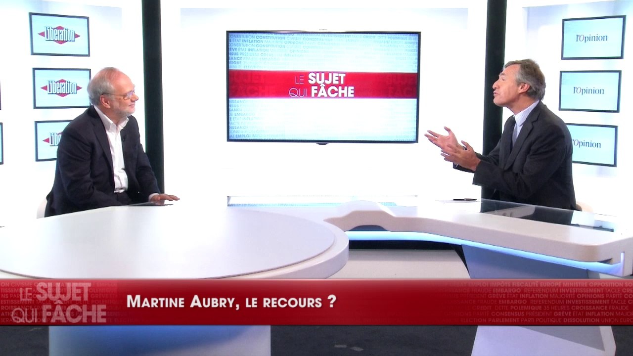 Duel Beytout/Joffrin: «Martine Aubry propose un grand bond en arrière»