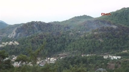 Marmaris Yangın Kısmen Kontrol Altına Alındı-Ek Gündüz Görüntüleri