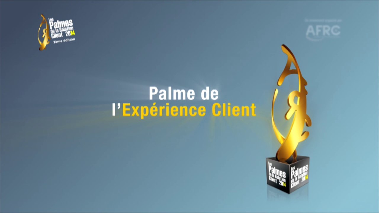 04-Palmes de la Relation Client AFRC 2014 : Palme Expérience client