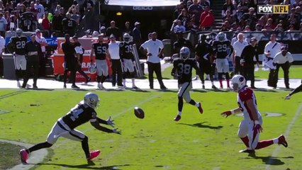 Palmer intercepted by Woodson