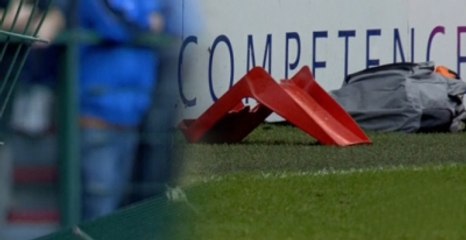 Tribün Karıştı, Maç Yarıda Kaldı