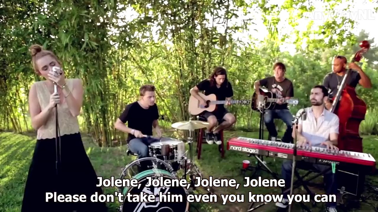 Miley Cyrus - Jolene (Backyard Session) HD _ LYRICS IN VIDEO!