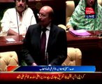 Qaim Ali Shah addressing in Sindh Assembly
