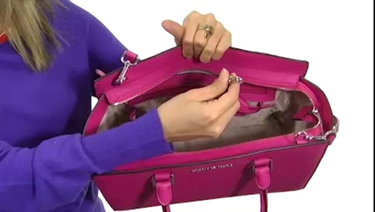 MICHAEL Michael Kors Selma Large TZ Satchel Black - Robecart.com Free Shipping BOTH Ways