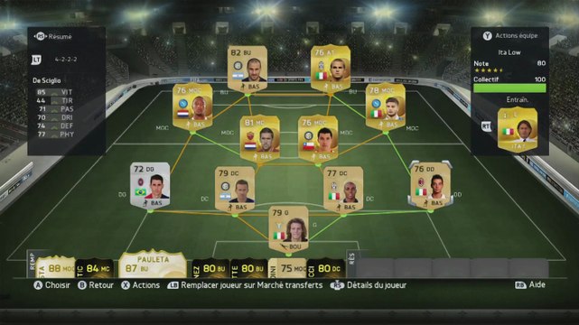 FIFA FUT 15 : 8000 crédits pour une belle équipe de Serie A !