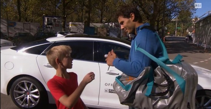 Rafael Nadal at 2014 Swiss Indoors Basel