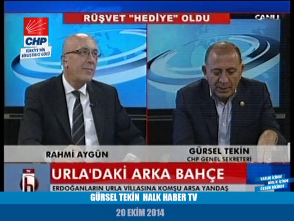 GÜRSEL TEKİN HALK HABER TV 20/10/2014
