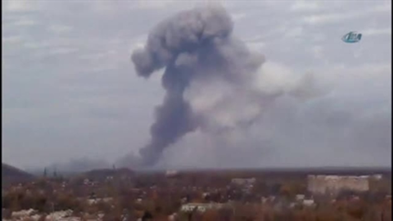 Donetsk'te Kimyasal Tesiste Patlama