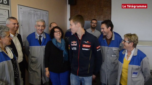 Caudan (56). Un pilote de Formule 1 à la Fonderie de Bretagne