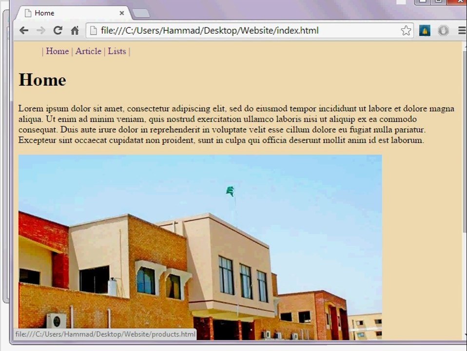 15 Styling Navigation - Beginner's Web Designing (Urdu)