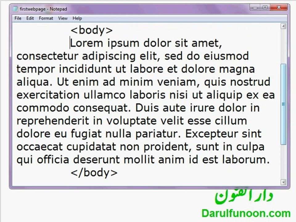 05 Basic Text Formatting - Beginner's Web Designing (Urdu)