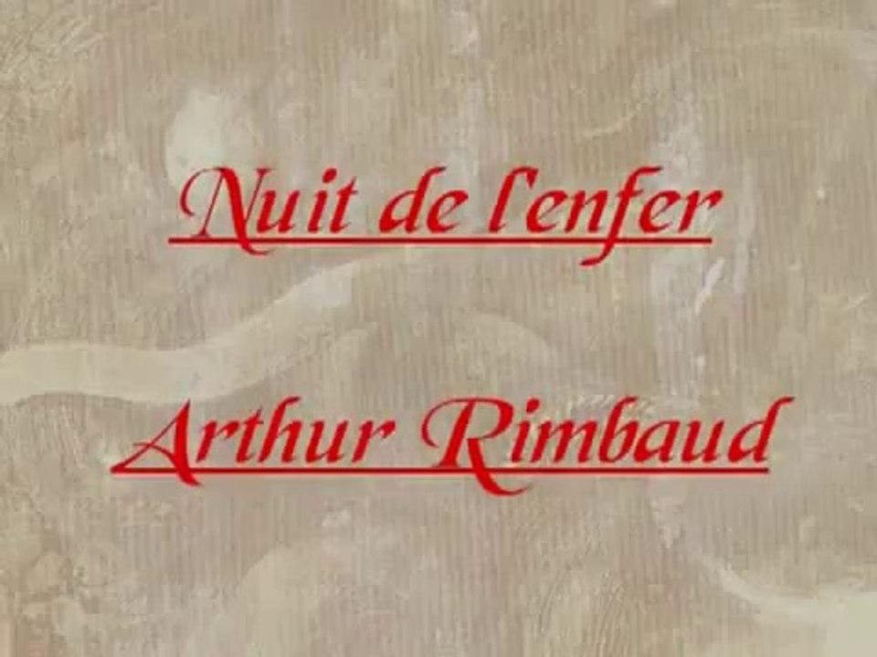 Léo Ferré interprète Arthur Rimbaud - Nuit de l'enfer