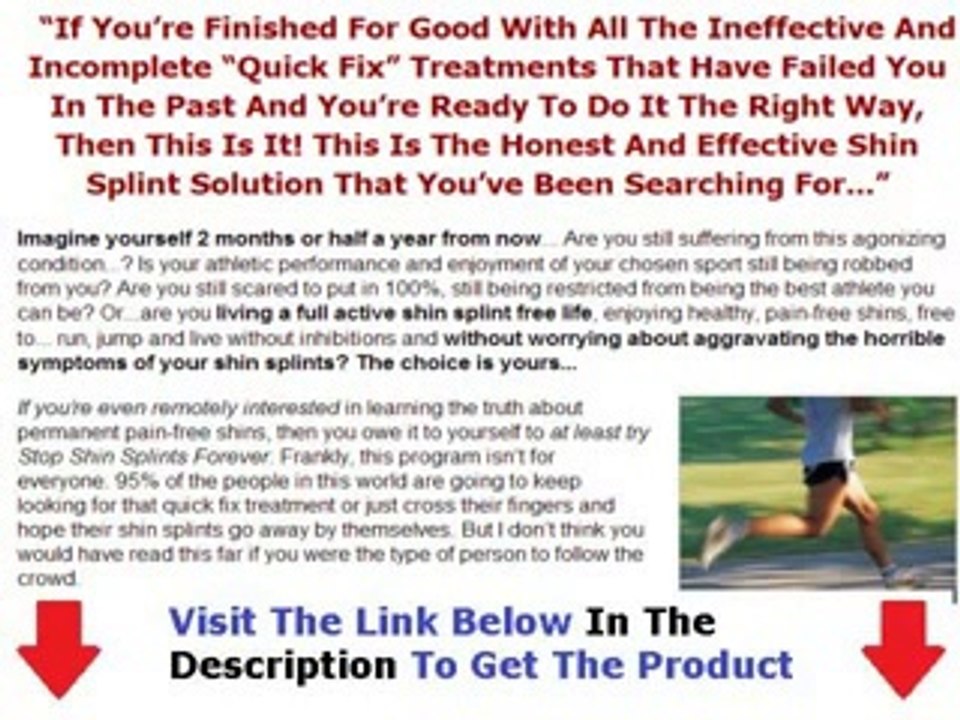 Stop Shin Splints Forever Ebook Bonus + Discount