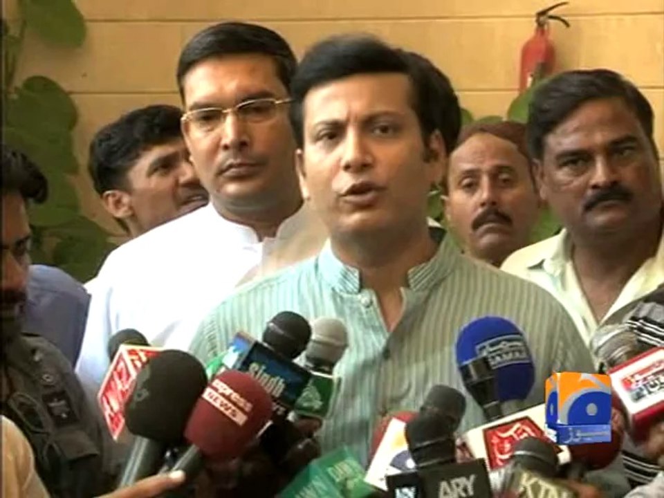 MQM stages walkout from Sindh Assembly-Geo Reports-20 Oct 2014