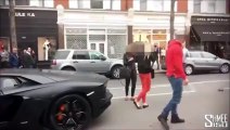 Crash d'une Lamborghini Aventador à Londres