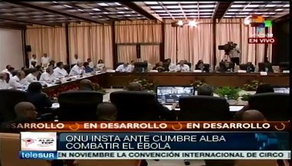 ONU reconoce liderazgo de Cuba y Venezuela en el combate al ébola