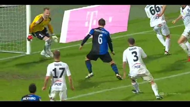 Zawisza Bydgoszcz 2-1 GKS Bełchatów (Gol Maslowski) 20-10-2014