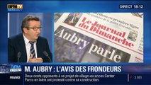 BFM Story: Gouvernement: Martine Aubry critique et se tient du côté des frondeurs - 20/10