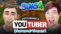 Let's Make A YouTuber: DiamondMinecart!! [SIMS 4]