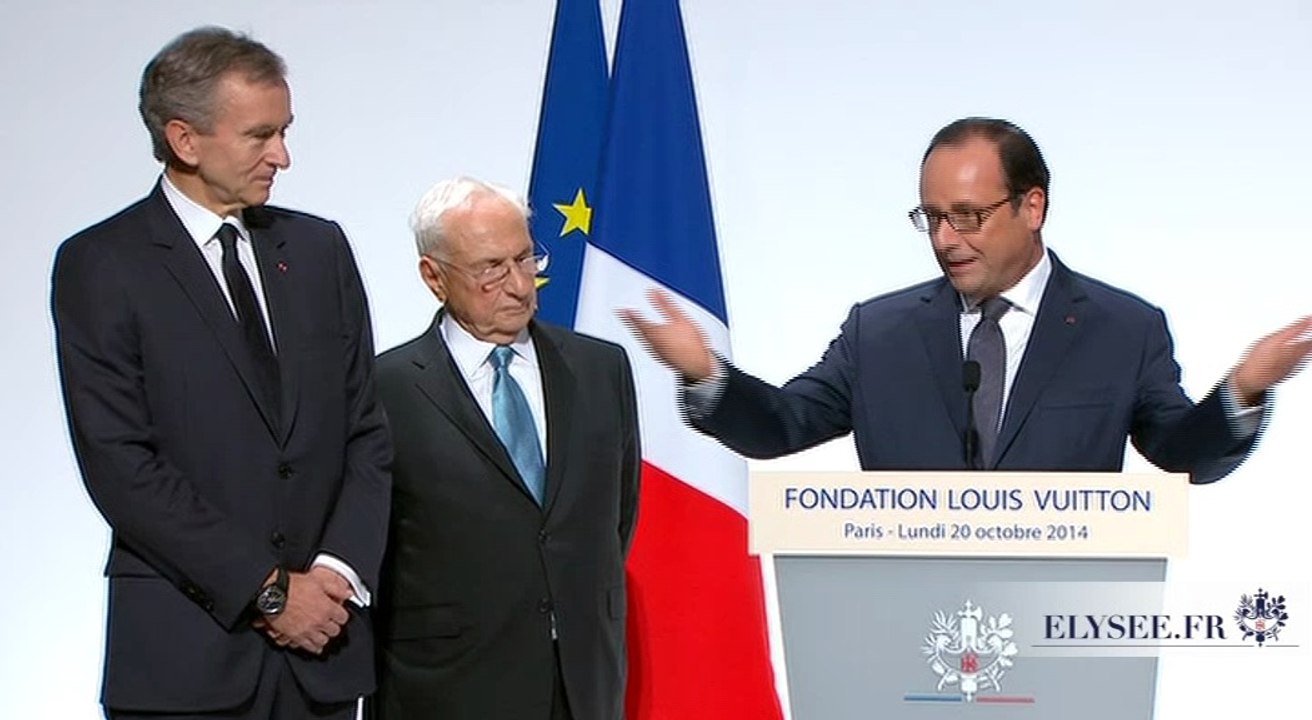 Discours lors de l'inauguration de la Fondation Louis Vuitton