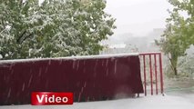 Hakkari'de Kar Yağışı Hayatı Olumsuz Etkiledi