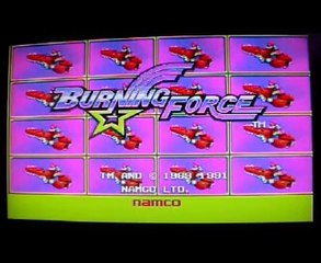 Videotest Burning force (Megadrive)