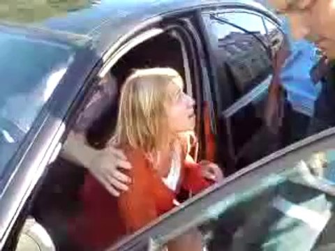 Totally drunk Russian girl vs cops (in Belarus)