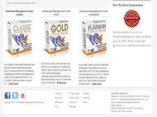 Restaurant Management Toolkit