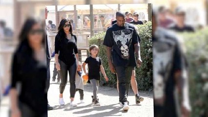 Kim and Kanye's Family at Pumpkin Patch