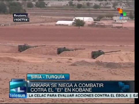 Siria: Turquía se niega a intervenir en conflicto EI-Kurdos