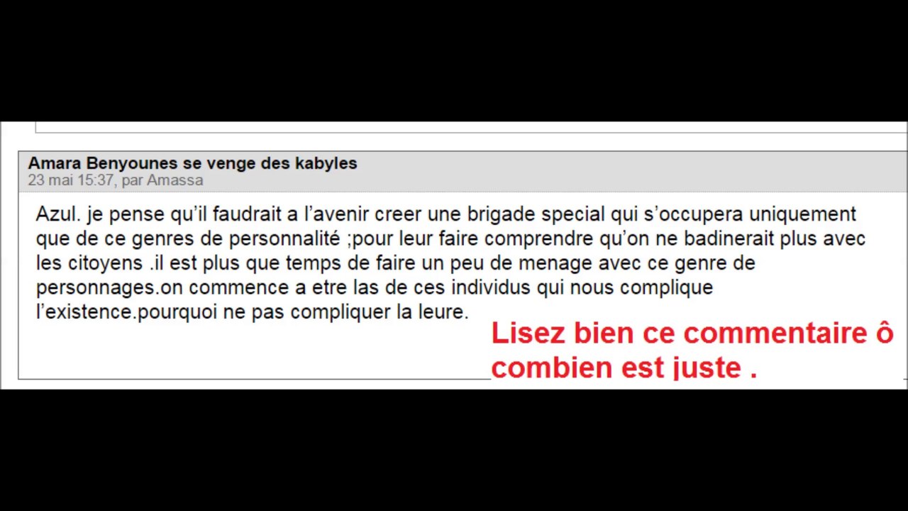 AMARA BENYOUNAS LE NOUVEAU BACHAGHA KABYLE.