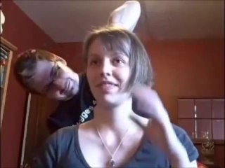 Home Haircut - Long to Bob(2)