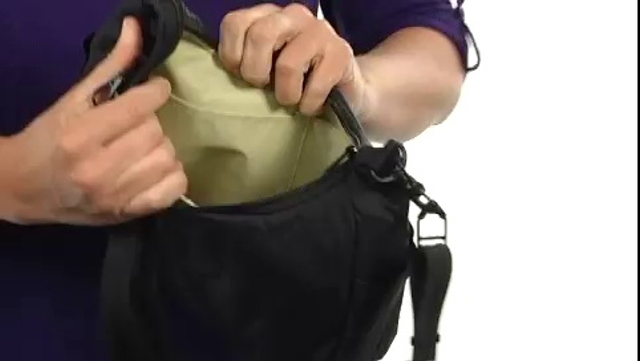 Pacsafe CitySafe™ 100 GII Anti-Theft Petite Handbag Black -  Robecart.com Free Shipping BOTH Ways