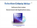 Selection Criteria Writer - Government Job Applications made easy
