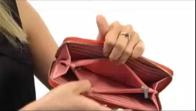 Fossil Sydney Zip Clutch Black - Robecart.com Free Shipping BOTH Ways