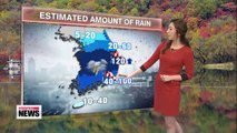 Regional torrential rain in Korea continues