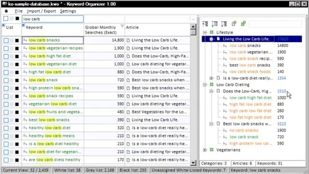 Keyword Organizer Reviews   Keyword Organizer — Keyword Organizer is a software application that hel
