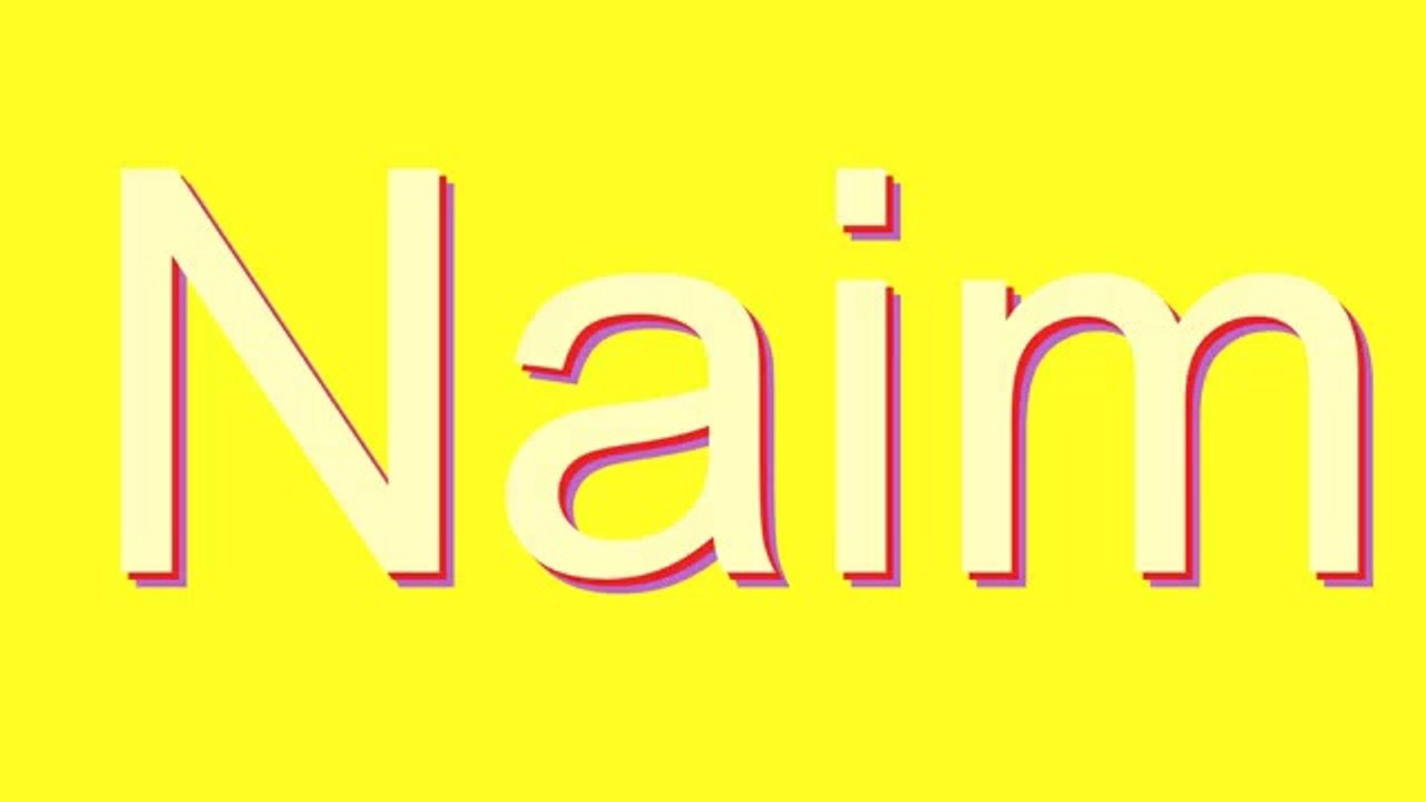 how-to-pronounce-naim-video-dailymotion