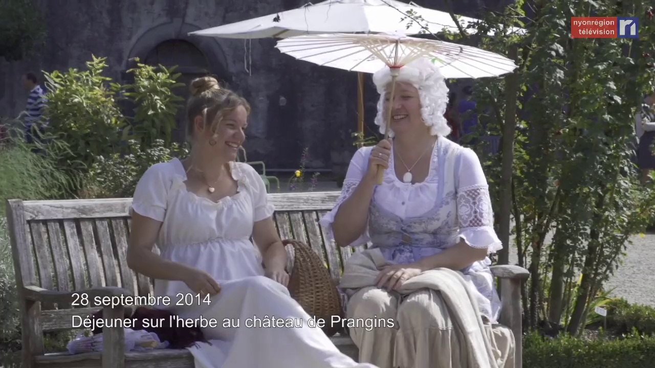 La caméra en balade - Déjeuner sur l'herbe au château de Prangins (21 octobre 2014)