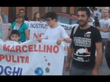 San Marcellino (CE) - Marcia contro i roghi tossici (18.10.14)