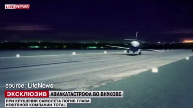 Reconstitution en 3D de l'accident d'avion de Christophe de Margerie