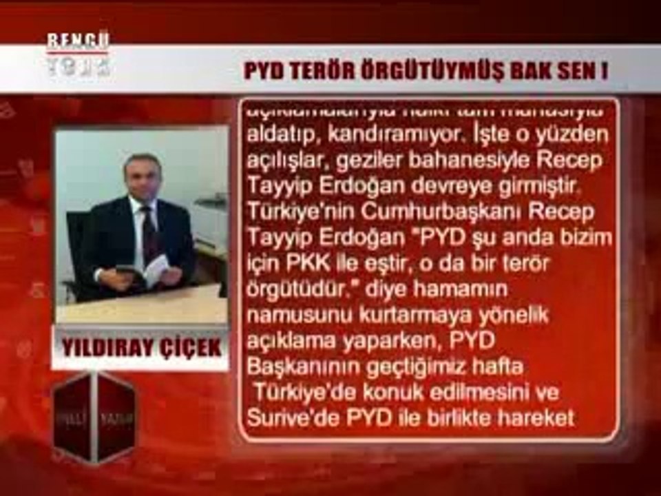 KÖŞELİ YAZILAR -  YILDIRAY ÇİÇEK 21.10.2014