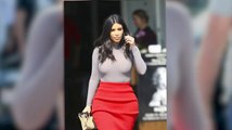 Kim Kardashian Wears Wool in the Scorching LA Heat