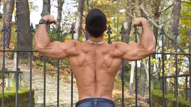 Fitness model Alon Gabbay Photo shoot at Rolandsbogen Germany