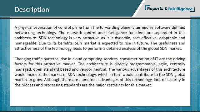 ReportsandIntelligence: Software Defined Networking Market 2012 – 2020