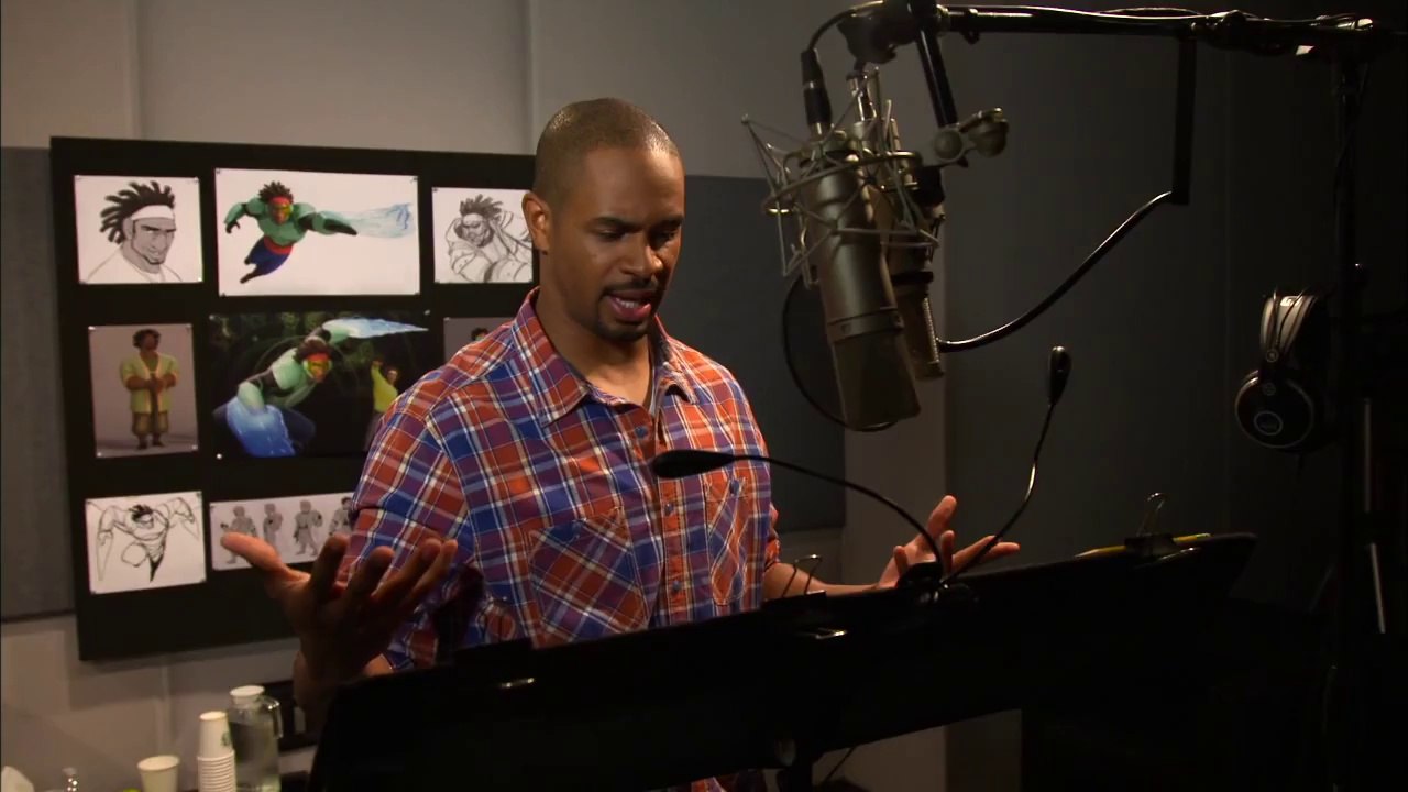 Big Hero 6 B-ROLL - Damon Wayans Jr as Wasabi (2014) - Disney Marvel Movie
