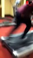 Guy eat Treadmill Carpet - Fails World