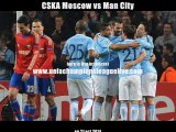 Champions League CSKA Moscow vs Manchester City