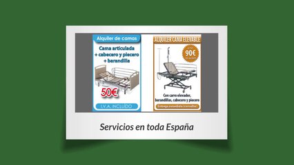 Alquiler Camas Articuladas